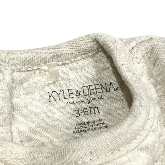Baby Sweatsuit Matching Set Outfit | Unisex Cream Beige | Kyle & Deena New York - Picture 8 of 9